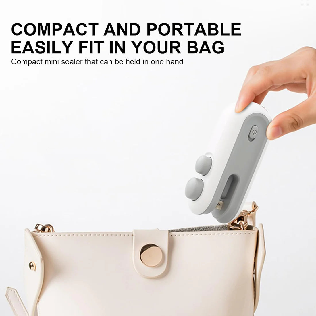 Mini Bag Sealer, 2 In 1 Seal & Cutter Heat Sealers