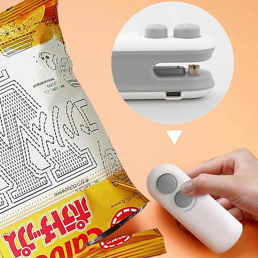 Mini Bag Sealer, 2 In 1 Seal & Cutter Heat Sealers